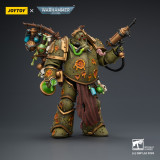 JOYTOY Warhammer 40k 1: 18 Death Guard Biologus Putrifier and Tallyman