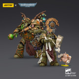 JOYTOY Warhammer 40k 1: 18 Death Guard Biologus Putrifier and Tallyman
