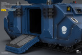 JOYTOY JT04278 Ultramarines Predator Destructor with turret-mounted autocannon and sponson-mounted heavy bolters