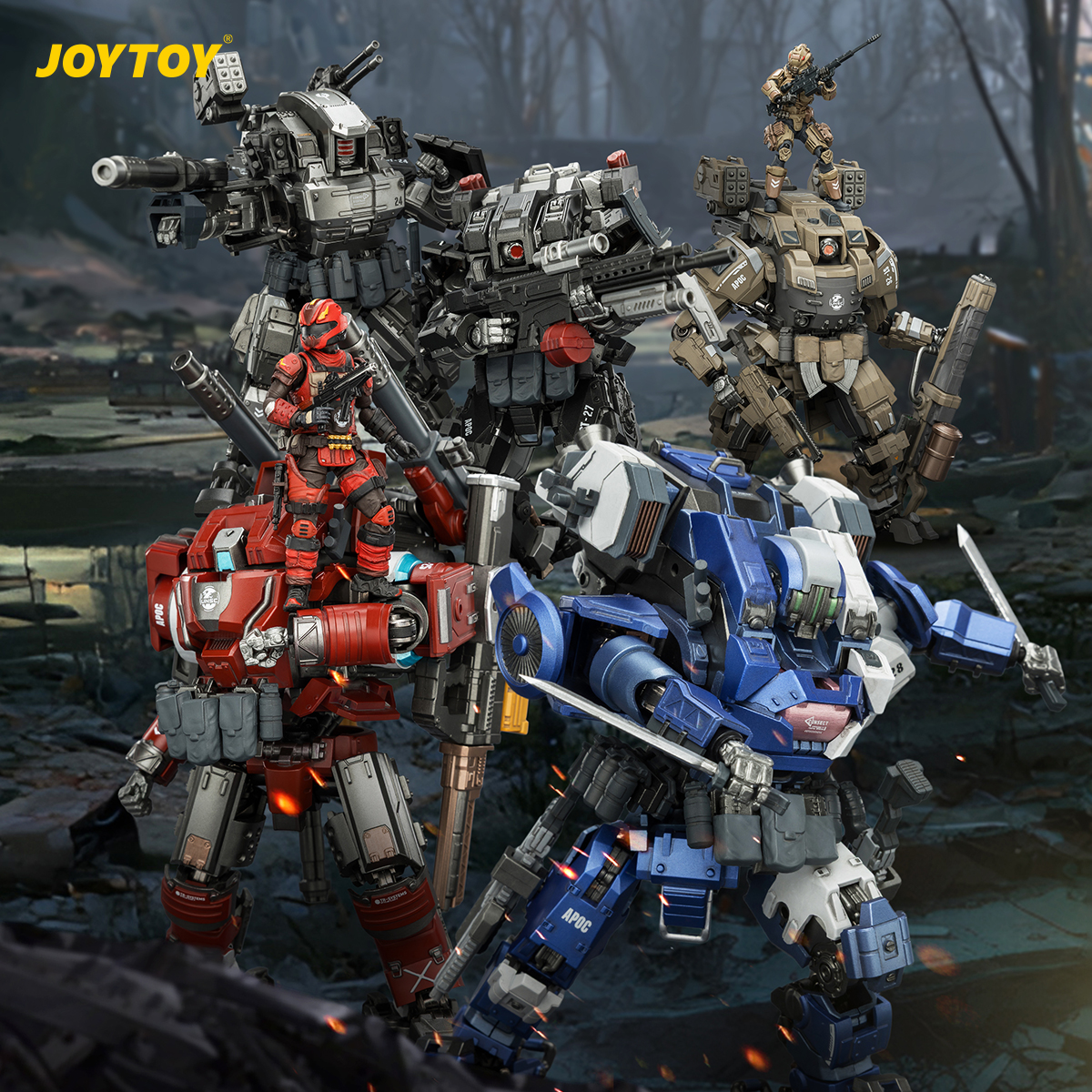 ポニョ JOYTOY Dark Source 1: 25 APOC Series Mecha