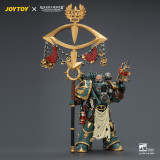 JOYTOY JT04339 Warhammer The Horus Heresy 1:18 Sons of Horus Maloghurst the Twisted the Warmaster's Equerry with Legion Standard and Banestrike Bolter