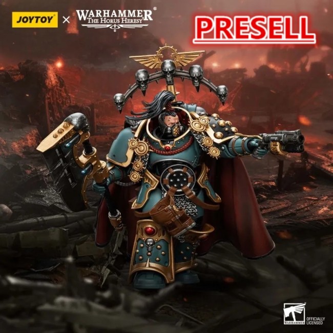 JOYTOY JT9503 Warhammer The Horus Heresy 1: 18 Sons of Horus Legion Praetor with Power Axe