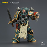 JOYTOY JT04339 Warhammer The Horus Heresy 1:18 Sons of Horus Maloghurst the Twisted the Warmaster's Equerry with Legion Standard and Banestrike Bolter