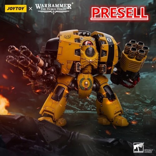 JOYTOY JT9978 Warhammer The Horus Heresy 1: 18 Imperial Fists Leviathan Dreadnought with Cyclonic Melta Lance and Storm Cannon