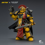 JOYTOY JT04216 Warhammer The Horus Heresy 1:18 Imperial Fists Legion Praetor in Mk III Armour