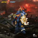 JOYTOY JT04414 Warhammer 40k 1: 18 Ultramarines Captain with Jump Pack and Relic Shield