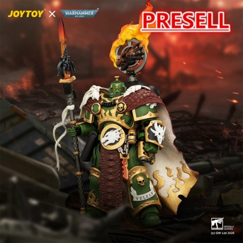 JOYTOY JT04438 Warhammer 40k 1:18 Salamanders Vulkan He'stan the Forgefather
