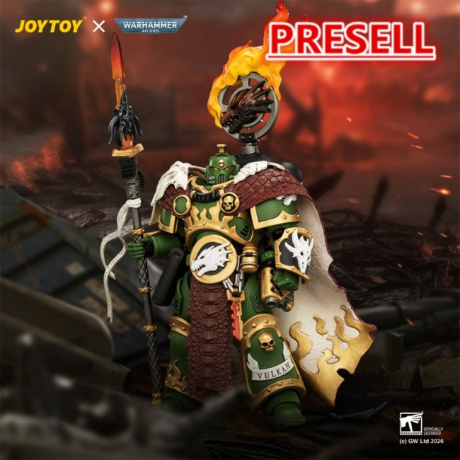 JOYTOY JT04438 Warhammer 40k 1:18 Salamanders Vulkan He'stan the Forgefather
