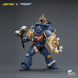 JOYTOY JT04414 Warhammer 40k 1: 18 Ultramarines Captain with Jump Pack and Relic Shield