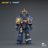JOYTOY JT04414 Warhammer 40k 1: 18 Ultramarines Captain with Jump Pack and Relic Shield