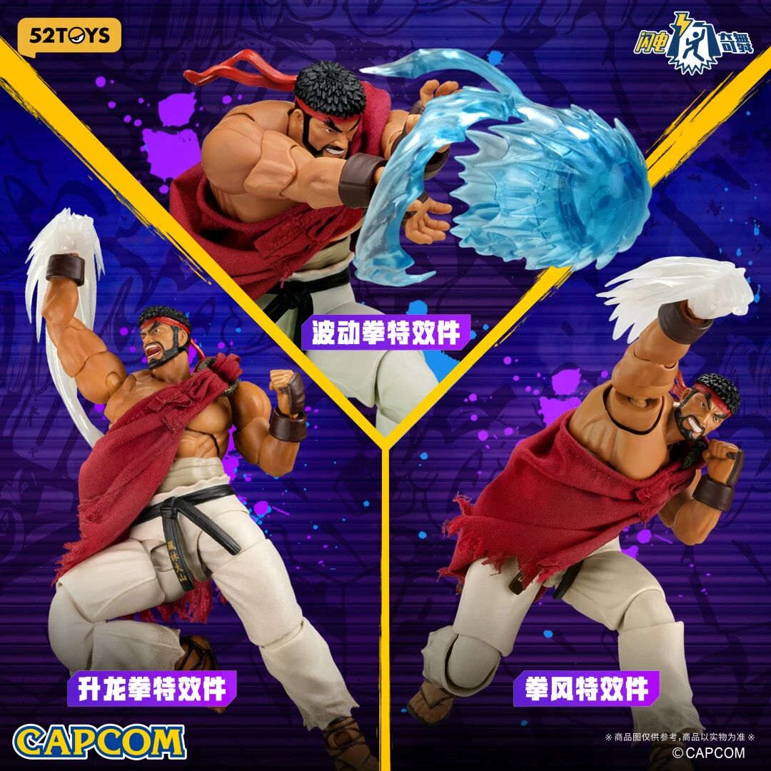 52TOYS BeastBox 1/12 Lightning Dance Street Fighter 6 Ryu & Chun-Li