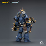 JOYTOY JT04414 Warhammer 40k 1: 18 Ultramarines Captain with Jump Pack and Relic Shield