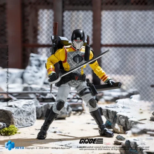HIYA EMG0515 Exquisite Mini Series 1/18 Scale 4.1 Inch G.I.Joe Crimson Guard Python Patrole Version