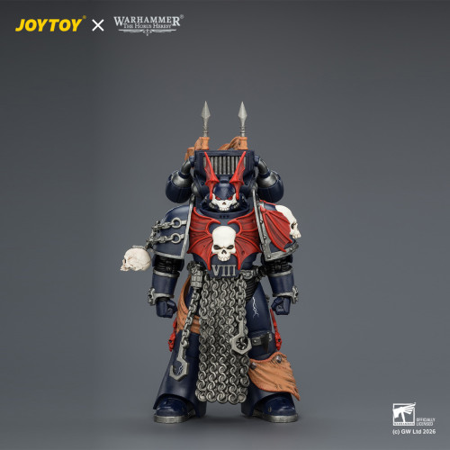 JOYTOY JT04377 Warhammer The Horus Heresy 1:18 Night Lords Legion Praetor with Jump pack