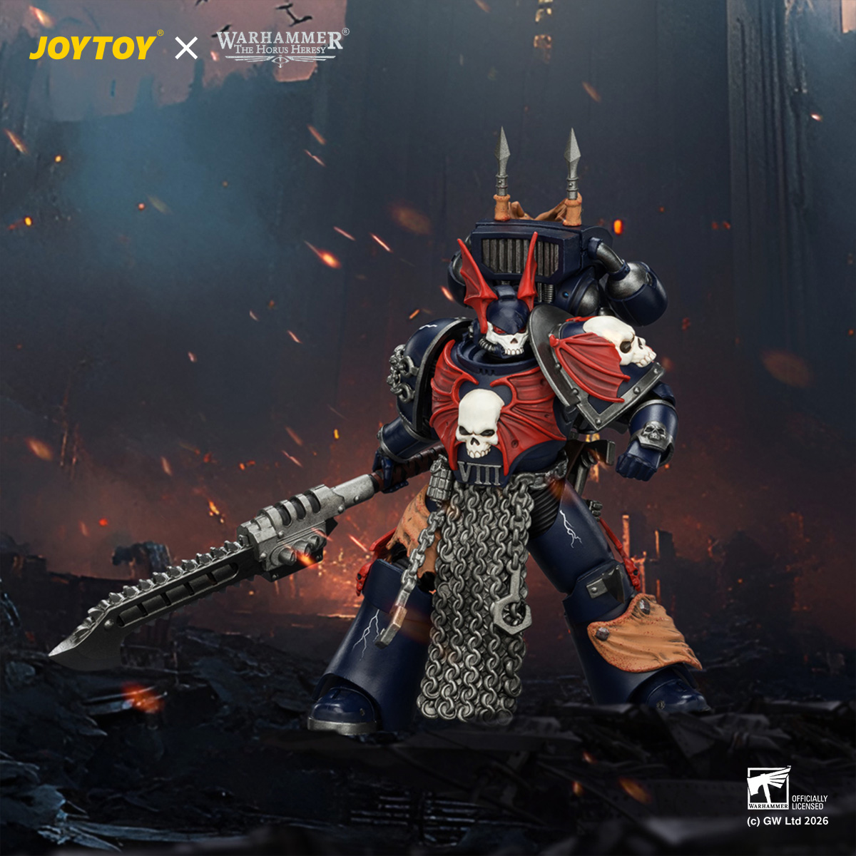 JOYTOY JT04377 Warhammer The Horus Heresy 1:18 Night Lords Legion