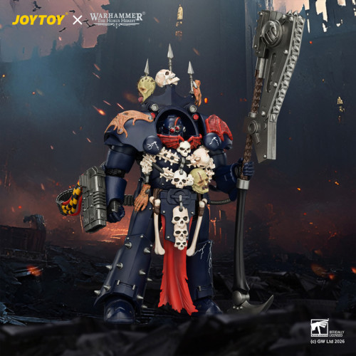 JOYTOY JT04384 Warhammer The Horus Heresy 1:18 Night Lords Legion Praetor in Tartaros Terminator Armour