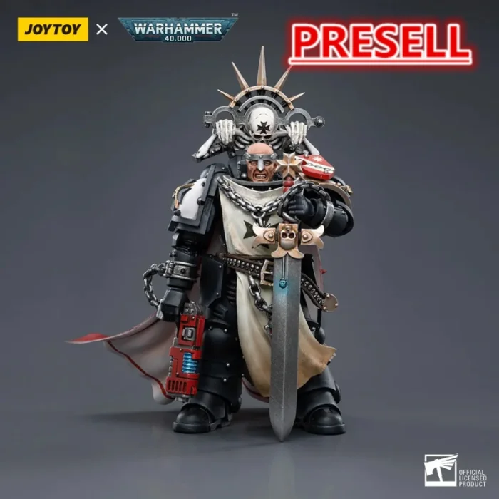 JOYTOY Warhammer 40k 1: 18 Black Templars Marshal Primaris Sword