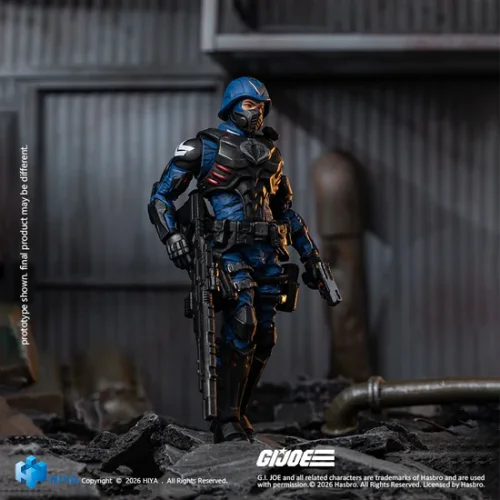 HIYA EMG0454 Exquisite Mini Series 1/18 Scale 4.1 Inch G.I.Joe Cobra Officer