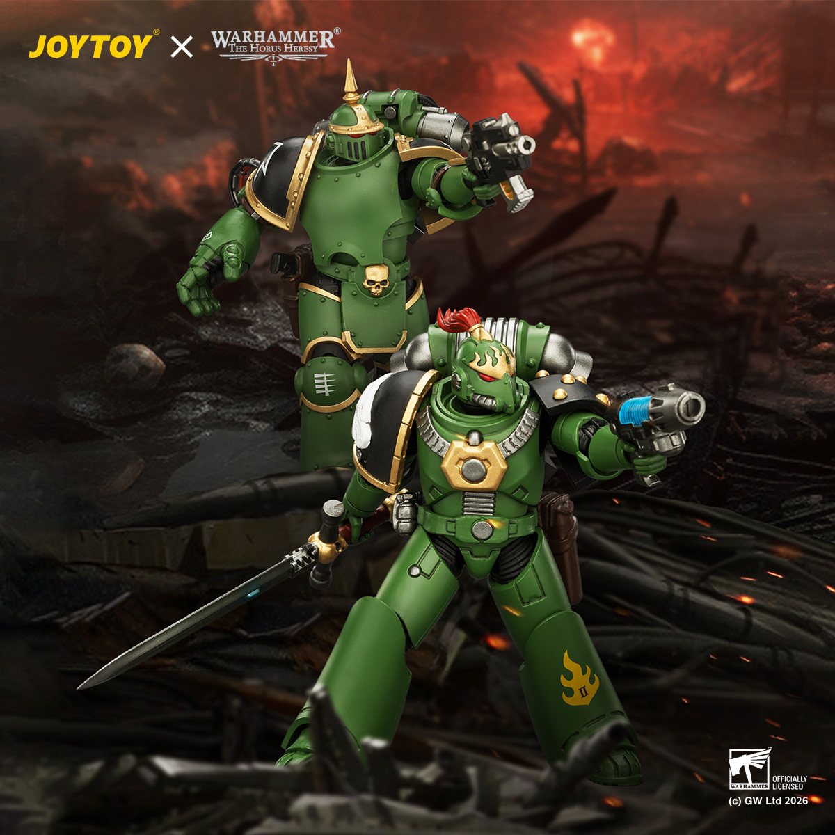 JOYTOYSWARHAMMER40Kサラマンダー 1/18スケール5点セット Amazon.com