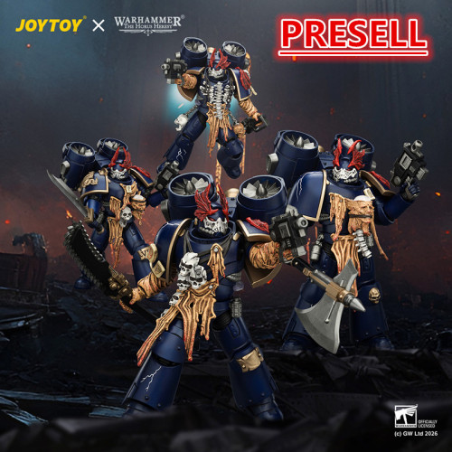 JOYTOY Warhammer The Horus Heresy 1:18 Night Lords Night Raptors Squad