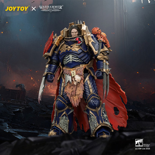 JOYTOY JT04674 Warhammer The Horus Heresy 1:18  Night Lords Konrad Curze Primarch of the Night Lords Legion