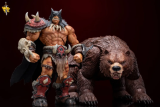 Hero Toys WOW 1/10 Tribal Hunter Orc Pursuer & Musha Pet Battle Bear