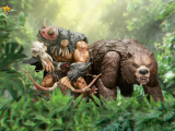 Hero Toys WOW 1/10 Tribal Hunter Orc Pursuer & Musha Pet Battle Bear