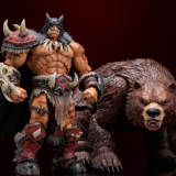 Hero Toys WOW 1/10 Tribal Hunter Orc Pursuer & Musha Pet Battle Bear