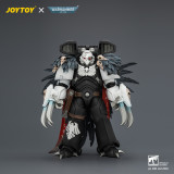 JOYTOY JT04742 Warhammer 40k 1:18 Raven Guard Chapter Master Aethon Shaan with Claws of Severax and Heavy Bolt Pistol