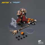 JOYTOY JT04759 Warhammer 40k 1:18 Black Legion Master of Possession with Staff of Possession and Bolt Pistol