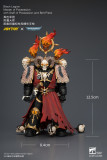 JOYTOY JT04759 Warhammer 40k 1:18 Black Legion Master of Possession with Staff of Possession and Bolt Pistol