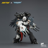 JOYTOY JT04742 Warhammer 40k 1:18 Raven Guard Chapter Master Aethon Shaan with Claws of Severax and Heavy Bolt Pistol