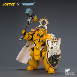 JOYTOY JT04896 Warhammer 40k 1:18 Imperial Fists Darnath Lysander with Thunder Hammer and Storm Shield