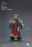 JOYTOY JT04889 Warhammer 40k 1:18 Ultramarines Ferren Areios with Thunder Hammer and Bolt Pistol