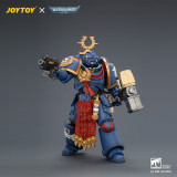 JOYTOY JT04889 Warhammer 40k 1:18 Ultramarines Ferren Areios with Thunder Hammer and Bolt Pistol