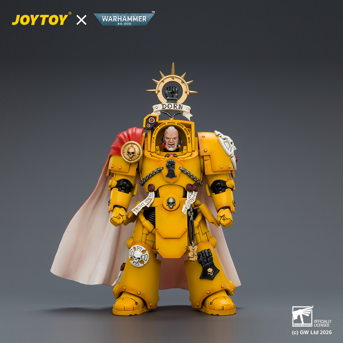 JOYTOY JT04896 Warhammer 40k 1:18 Imperial Fists Darnath Lysander