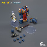 JOYTOY JT04889 Warhammer 40k 1:18 Ultramarines Ferren Areios with Thunder Hammer and Bolt Pistol