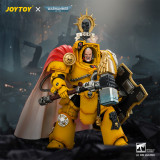 JOYTOY JT04896 Warhammer 40k 1:18 Imperial Fists Darnath Lysander with Thunder Hammer and Storm Shield