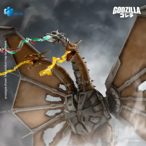 HIYA EBG0429 Exquisite Basic Series None Scale Godzilla vs. King Ghidorah Battle Damaged Mecha King Ghidorah Battle Damaged