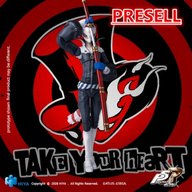 HIYA EBP0380 Exquisite Basic Series 1/12 Scale 6.1 Inch Persona 5 Royal Fox