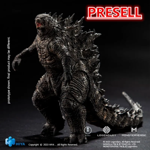 HIYA EBG0076 Exquisite Basic Series 7 Inch GODZILLA VS KONG Godzilla  (Updated Version)