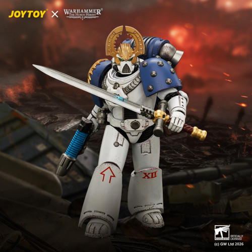 JOYTOY JT05145 Warhammer The Horus Heresy 1:18 World Eaters MKVI Tactical Sergeant with Plasma Pistol and Power Sword