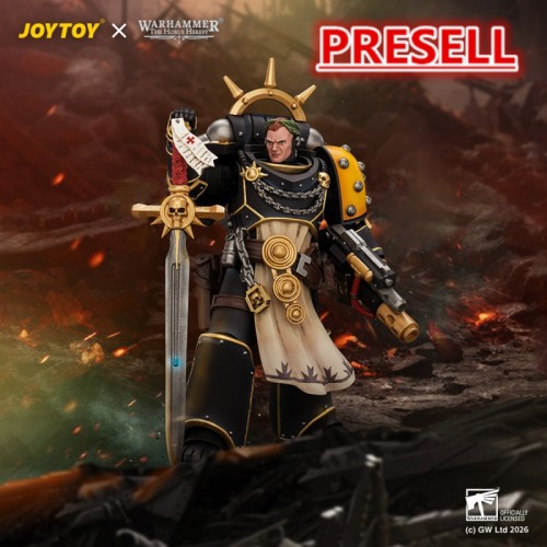 JOYTOY JT05121 Warhammer The Horus Heresy 1:18 Imperial Fists Champion Consul with Combi-Melta and Power Sword