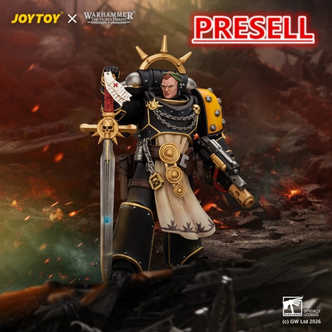 JOYTOY JT05121 Warhammer The Horus Heresy 1:18 Imperial Fists Champion Consul with Combi-Melta and Power Sword