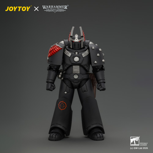 JOYTOY JT05138 Warhammer The Horus Heresy 1:18 Dark Angels MKVI Tactical Sergeant with Power Sword and Plasma Pistol