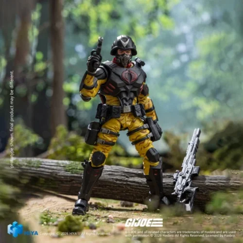 HIYA EMG0462 Exquisite Mini Series 1/18 Scale 4.1 Inch G.I.Joe Cobra Officers Python Patrol Version
