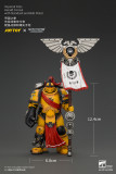 JOYTOY JT05220 Warhammer The Horus Heresy 1:18 Imperial Fists Herald Consul with Standard and Bolt Pistol