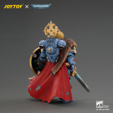 JOYTOY JT05312 Warhammer 40k 1:18 Space Wolves Wolf Guard Battle Leader with Master-crafted Power Weapon, Storm Shield, Thunder Hammer Master-crafted Heavy Bolt Pistol, and Plasma Pistol