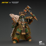 JOYTOY JT05367 Warhammer 40k 1:18 Salamanders Vulkan Primarch of the XVlllth Legion with Dawnbringer The Furnace's Heart and Dragon's Breath Gauntlet