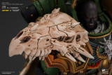 JOYTOY JT05367 Warhammer 40k 1:18 Salamanders Vulkan Primarch of the XVlllth Legion with Dawnbringer The Furnace's Heart and Dragon's Breath Gauntlet